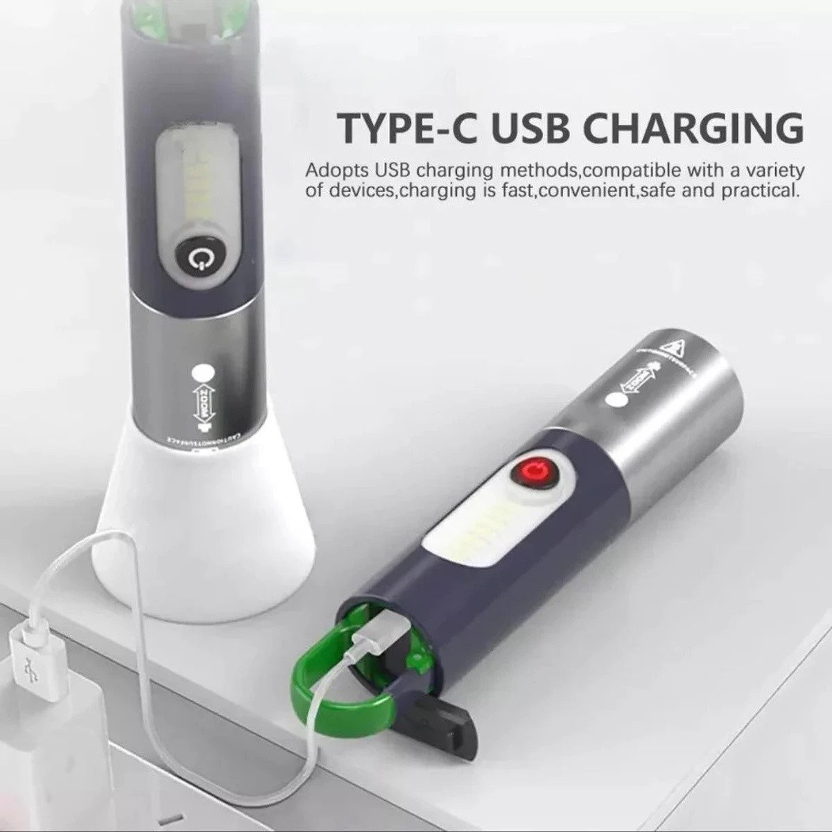 Multifunctional Waterproof LED Torch Light - Image 2