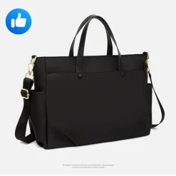 Women Large Capacity Outdoor Tote Bag(Black Colour)