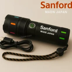 18,650mAh Sanford Digital Display LED Zoom Light With Power Bank(Made in Japan)