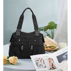 Large capacity Shoulder Bag (Black color)